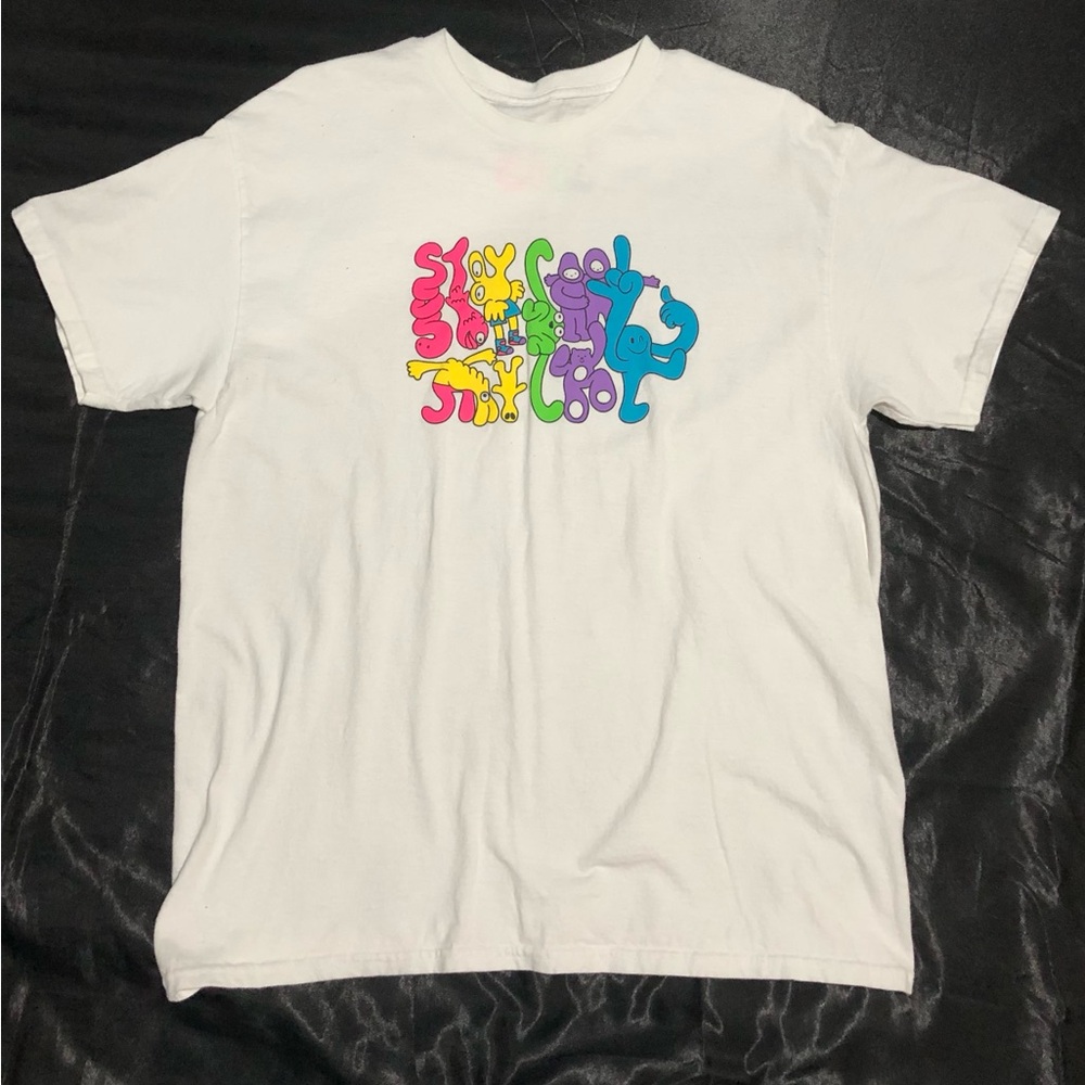 Vibrant 'Stay Cool' Graphic Tee